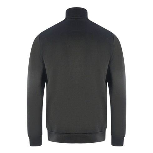 Lyle & Scott Golden Eagle Chest Logo Black Zip Up Jumper ML1404V Z865
